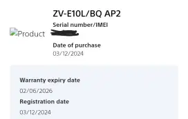 Sony zv e10 , zv-e10 , zve10 , body + lens kit , garansi 2026