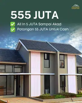 RUMAH CLUSTER DEKAT TOL SETU,BOKING 1 JUTA DP 4 JUTA ALL IN 4 JUTA