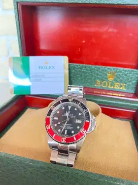 Rolex Submariner Red Black Lengkap