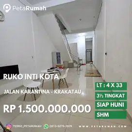 ruko cantik jalan karantina daerah krakatau sutomo ujung