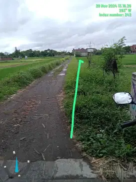 TANAH SAWAH MURAH DI SEWON BANTUL DEKAT RUMAH BUDAYA TEMBI JK13083