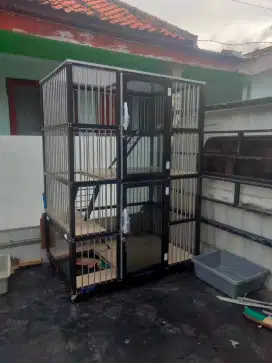 Kandang kucing aluminium