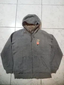 Hoodie zipper Uniqlo Sherpa size L/XL