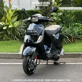 Piaggio Vespa S IGET 125 FACELIFT th 2020 warna BLACK