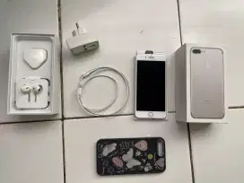 iphone 7+ 256gb, body mulpis 99%, fungsi normal smw + fullset