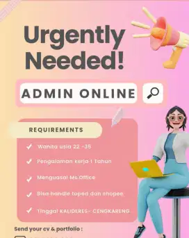 Lowongan Admin online