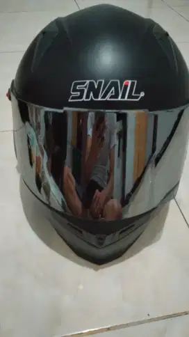 Helm Fullface SNAIL Black Doff