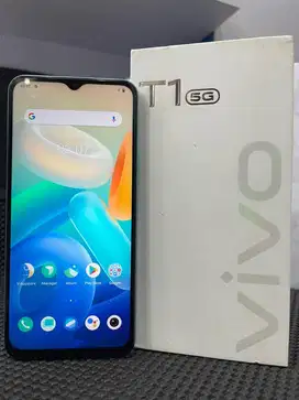 BEST PRICE Vivo T1 5G 8+4/256GB Rainbow Fantasy Second Komplit Origina