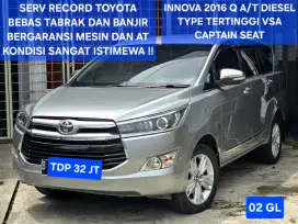 Toyota Kijang Innova Reborn 2016 Q Diesel D4D AT model 2017 V G 2018