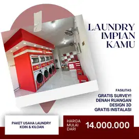 FREE KONSULATASI II PAKET USAHA LAUNDRY KOIN PALING LENGKAP