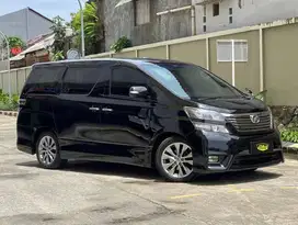 TOYOTA VELLFIRE 2.4 Z AT CBU HITAM 2010 KM 155rb (FULL RECORD)