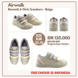 Airwalk Bennett Jr Girls Sneakers Size 33-35 Sepatu Anak Perempuan