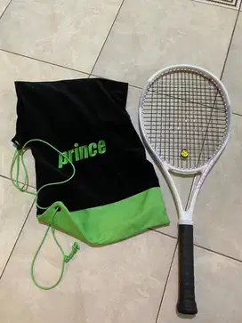 Dijual raket tennis prince warrior 100 white pink