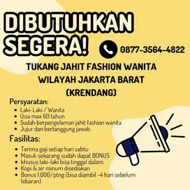 TUKANG JAHIT KEMAJA DAN MODEL FASHION WANITA