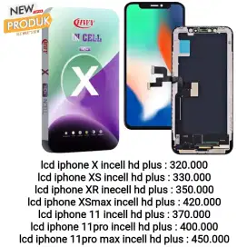 lcd iphone X XS XR XSmax 11 11pro free pasang