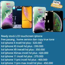 lcd iphone X XS XR XSmax 11 11pro free pasang dan home service