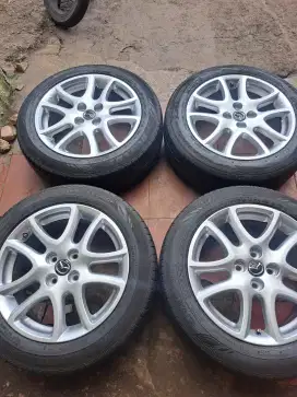 Velg dan ban r16 mazda cocok buat ayla agya