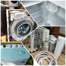 Servis AC Rumah, Bongkar Pasang AC, Cuci AC, Servis kulkas mesin cuci