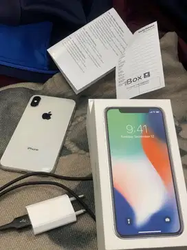 iphone X 256 resmi ibox lengkap