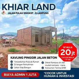 TANAH SHM DEKAT PERUMAHAN, KAMPUS DAN PASAR COCOK BUAT INVEST & RUMAH