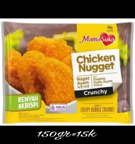 MamaSuka Chicken Nugget Original 400gr, exp=7 okt 2025, packing bubble