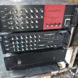 Amplifier soundcraftsmen 2unit SA1010 dan SA1070 Power 1unit  3brg