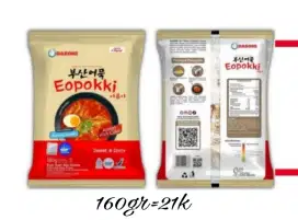 MamaSuka Dasoni Eopokki 160gr, exp=6 des 2025, packing bubble tebal