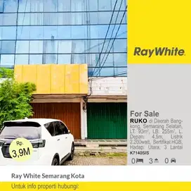 DIJUAL RUKO TENGAH KOTA SEMARANG KOMPLEK RUKO BANGKONG PLAZA