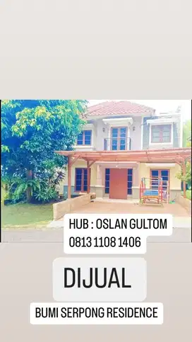 DI JUAL RUMAH BUMI SERPONG RESIDENCE