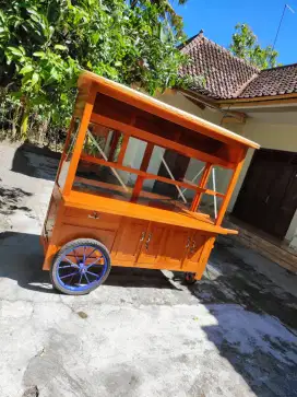 Gerobak Angkringan Bakso Mie Ayam PeceL Bubur Sate Martabak Ronde dlL