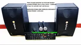 paket sound karaoke 8in murah