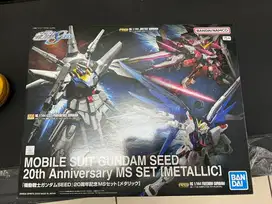 MOBILE SUIT GUNDAM SEED 20th Anniversary MS SET METALLIC BANDAI