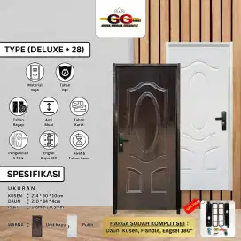 PINTU RUMAH PLAT BAJA GG - SERIES FULL SET