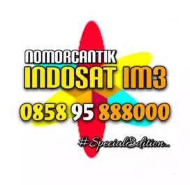 (bisa COD) Nomor CANTIK Kartu INDOSAT IM3 DOBEL TRIPEL 888 000