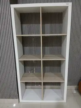 RAK BUKU RAK DEKOR 8 PLONG MEREK INFORMA