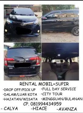 Rental mobil + supir