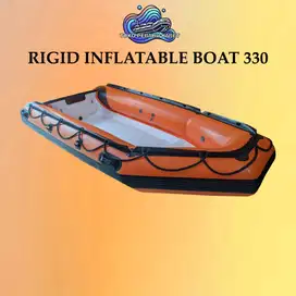 Perahu Karet Standar Rescue RIB Rigid Inflatable Boat Untuk 5 Persons