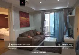 Dijual Apartement Casa Grande Middle Floor 2BR+1 Furnished View Pool