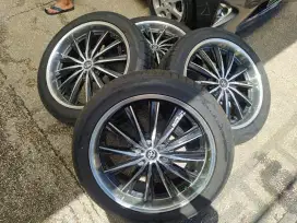 Velg + Ban R.22 fortuner pajero dakar