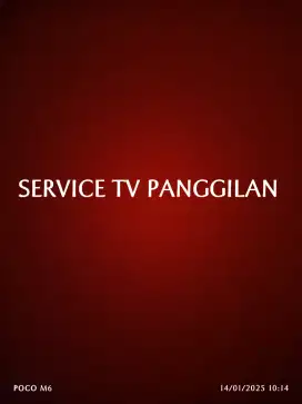 SERVICE TV PANGGILAN