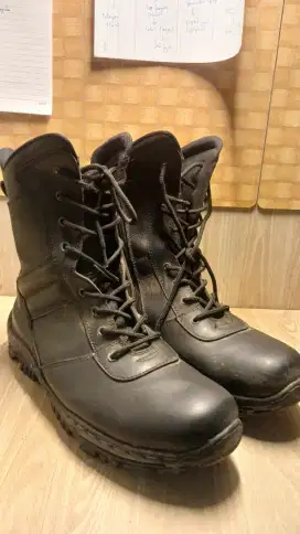 Sepatu Laras Hitam/Tentara/Militer