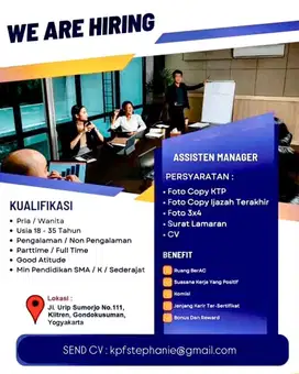 INFO LOKER YOGYAKARTA 2025