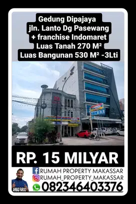 Gedung jln. Lanto Dg Pasewang Lengkap franchise Indomaret LT 270