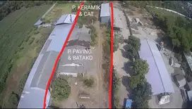 Pabrik Paving Siap Produksi 30 meter dari jalan propinsi