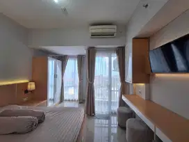 Apartemen studio dengan pemandangan city view