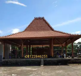 Jual Bangunan Pendopo Joglo kayu Jati, Rumah Joglo dan Limasan