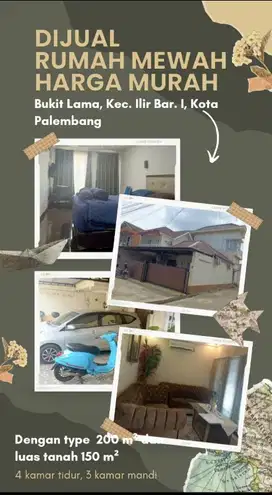 jual rumah murah dibukit lama