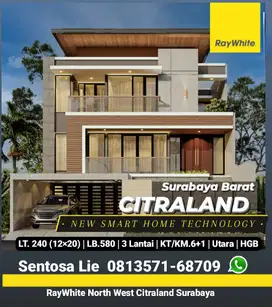 Dijual Rumah Baru Waterfront Citraland New SMART Home Garasi 5 Mobil