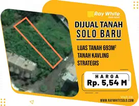 Dijual Tanah Kavling Solo Baru, siap bangun, cocok untuk rumah tinggal