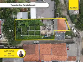 Pangkalan Jati, tanah luas 484 m² dekat dengan tol andara dan pondok l